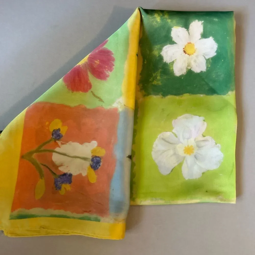 Floral Patterned Scarf S82
